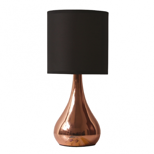 ACA Decor Επιτραπέζιο Φωτιστικό Bellatris Μαύρο